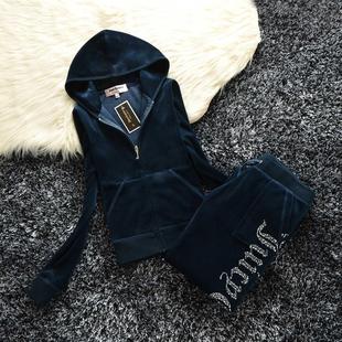 Velvet Tracksuit Women Tracksuit Two Piece Pants Set Sportsw