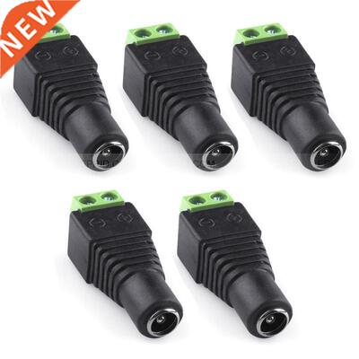 5pcs DC 5.5 x 2.1mm Power Female Jack Adapter Plug Connector