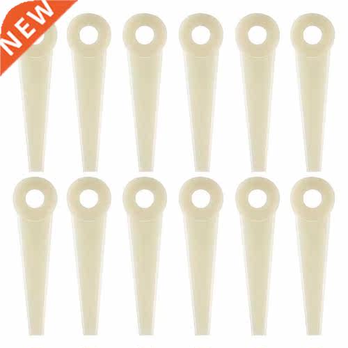 12 PiecesTrimmer Head Blades Replacement Poly Cut Blades