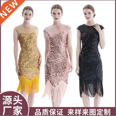 Flapper costume Roaring 20s Great Gatsby Deco Dress Vestidos