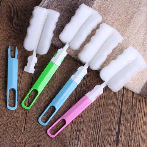 1Pc Long Handle Cup Brush Baby Bottle Brush Cleaner Spout
