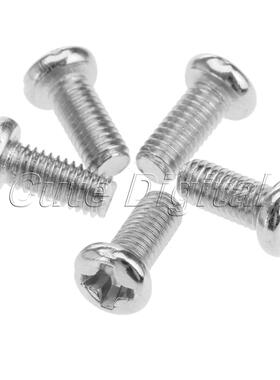 50pcs M x 7mm Stainless Steel Round Head Screw Metric Threa