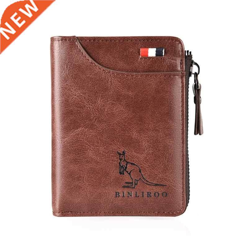 2022 Fashion Men's Genuine Leather Wallet RFID Anti Theft Ma
