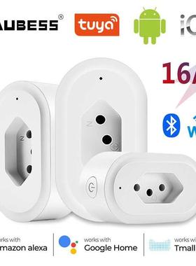 Aubess TUYA Smart Wifi Plug 16A Socket Outlet Timer Remote
