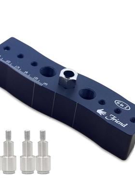 6-in-1 Woodworking Punch Locator Multifunctional Scriber Cen