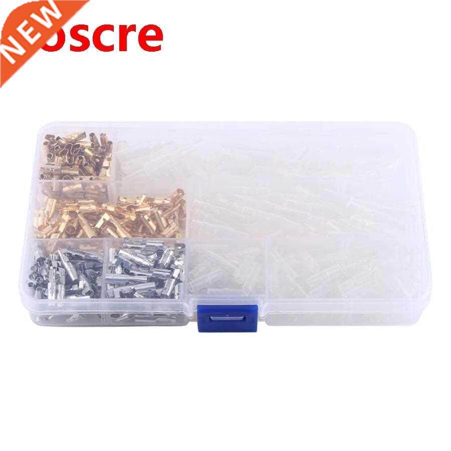 100 Sets 3.9mm Connectors MaleFemale Wire Terminals W/Insu