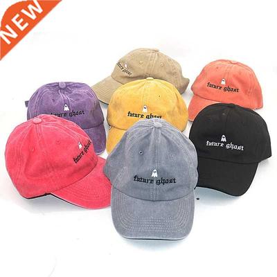 unstructured future goast cartoon embroidery cotton washed f