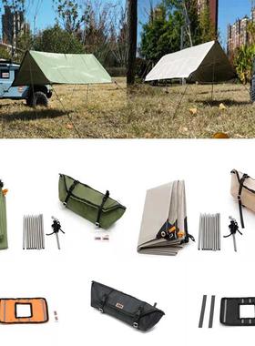 RC Car Decoration Awning Canopy Simulated Tent Tow Rope Flag