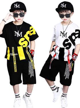 children tracksuits 4-12Y Boys Clothing Enfant tshirt+harem
