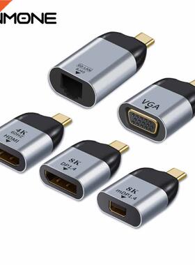 4K USB Type C To HDMI Adapter Male To Female VGA DP 8K Cabl