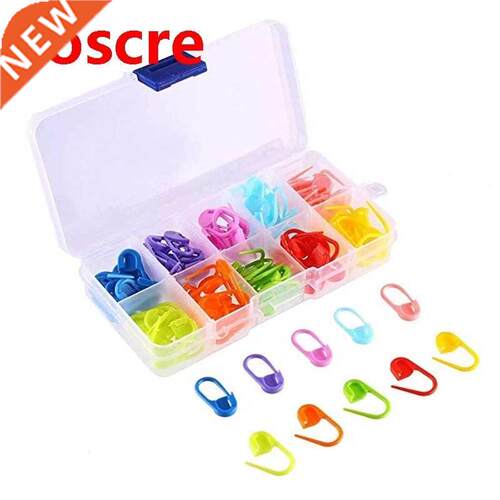 Mix Color Plastic Knitting Tools Locking Stitch Markers Res