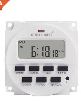 *rijk CN101A 12V 24V 110V 240V Digital LCD Power Timer Prog