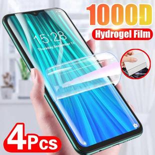 4PCS Hydrogel Film Screen Protector For Xiaomi Redmi Note 10