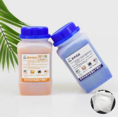 560g Bule Orange Reusable Silica Gel Beads Moisture Absorber