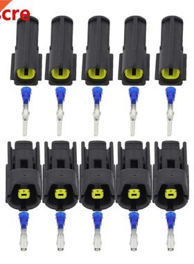 5 Sets 1 Pin DJ70116Y-1.8-11/21 Waterproof Electrical Wire C