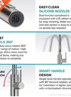 Newly Arrived Pull Out Kitchen Faucet Gold/Chrome/nickel/