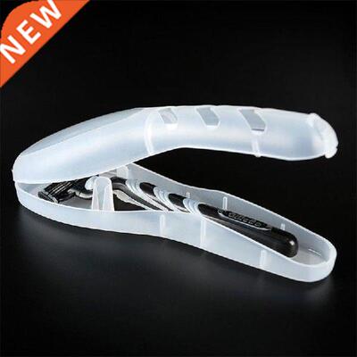 1 PCS Portable Men's Razor Blades Holder Box Portable Blue