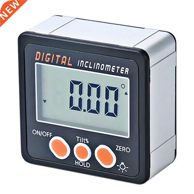 Electronic Protractor Digital Inclinometer 0-360 Aluminum Al