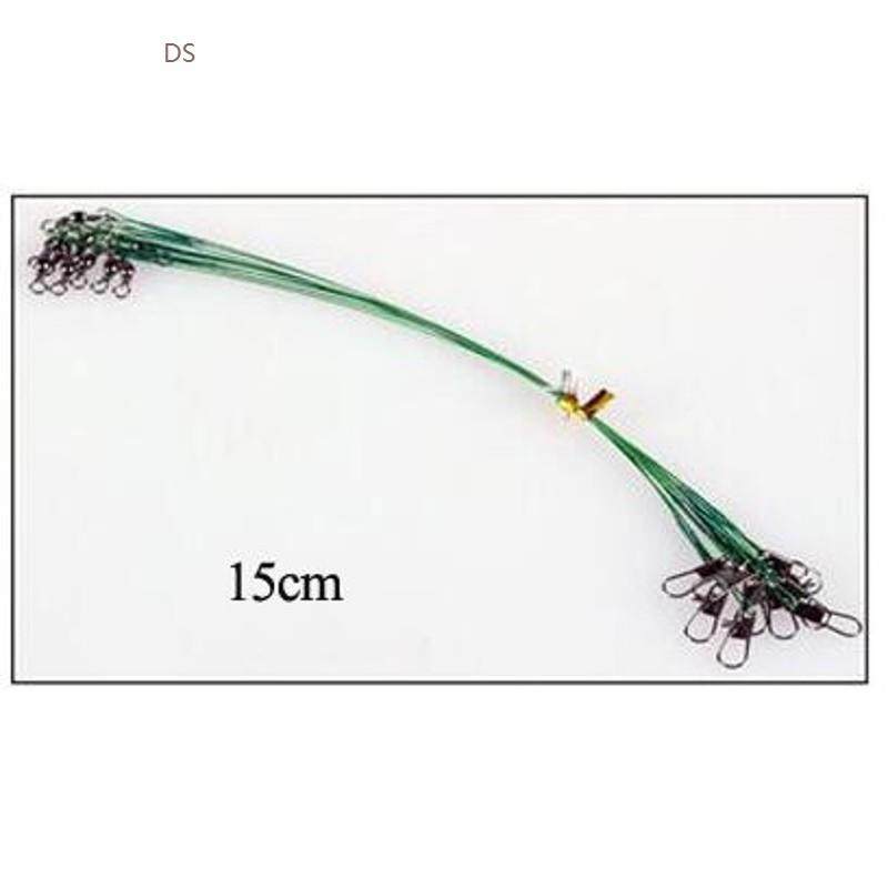 20Pcs/lot Leurre Souple Stainless Steel Coated Fishing Tackl