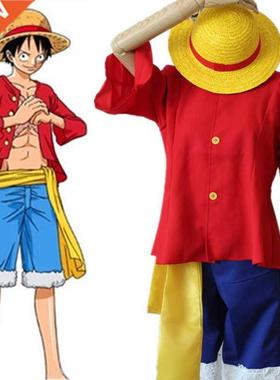 Japanese Anime One Piece Monkey D. Luffy Costume Comic con R
