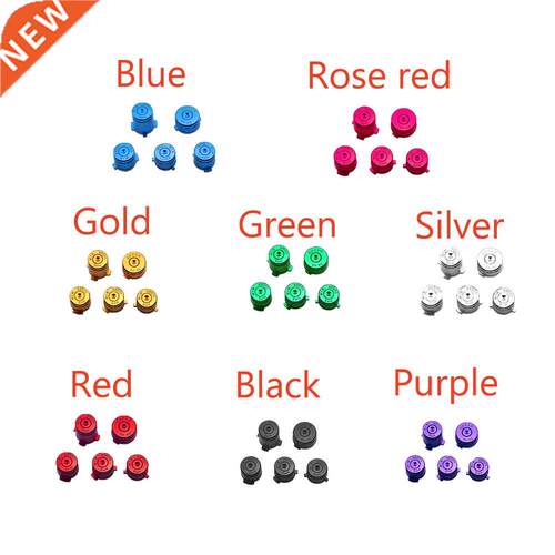ABXY Metal Buttons kit Aluminum Alloy Bullet Buttons Replace