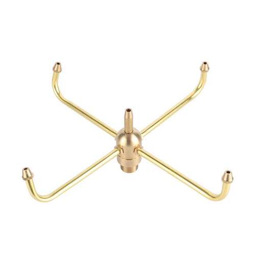 3/4 1/2 Thread Brass Rotating Fountain Nozzle Garden Autom