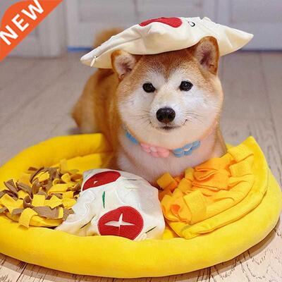 Pet Dog Sniffing Mat Cat Dog Training Blanket Pet Pizza