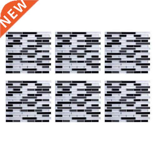 6X 3D Wall Stickers Brick Wallpaper Tile For Kitchen