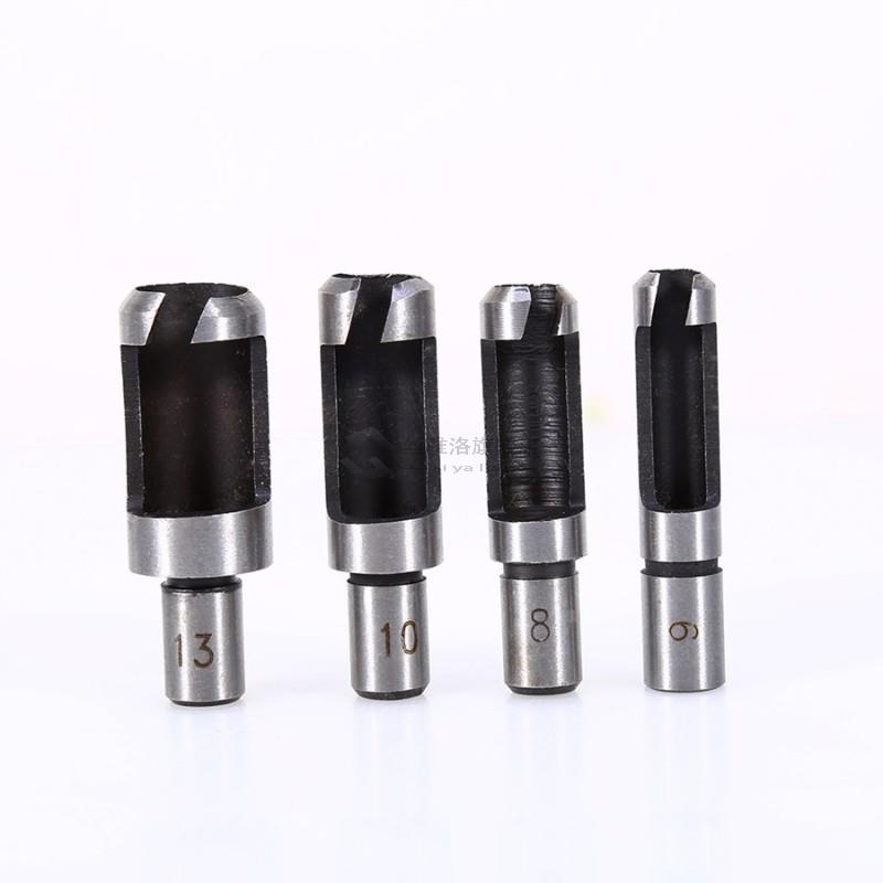 6/8/10/13MM Shank Carbon Steel Wood Plug Hole Cutter Drill B
