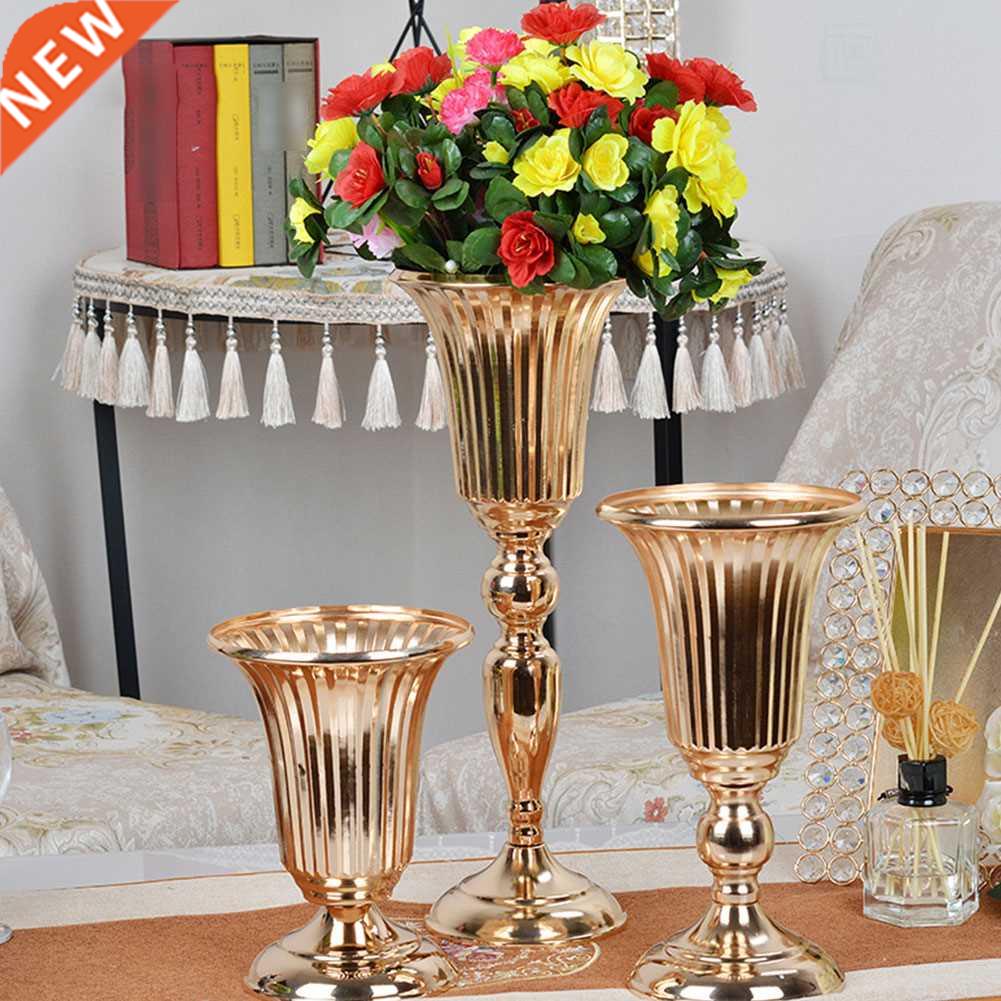 Versatile Metal Wedding Centerpieces Vase Metal Trumpet Vase
