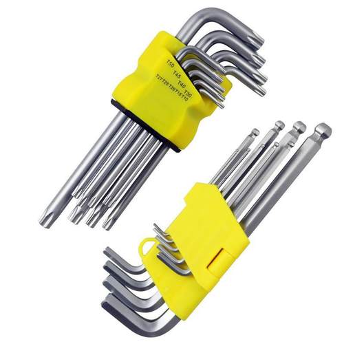 9PCS Screwdriver Hex Wrench Set Allen Key Hexagon Flat Ball