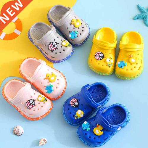 Summer Girls Home Slippers Clogs Cartoon EVA Garden Shoes Be