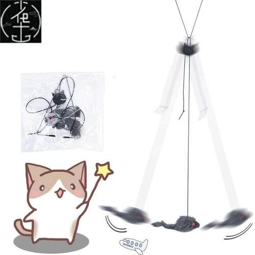 Funny Cat Toy Self-excited Hanging Door Retractable Cat Scra