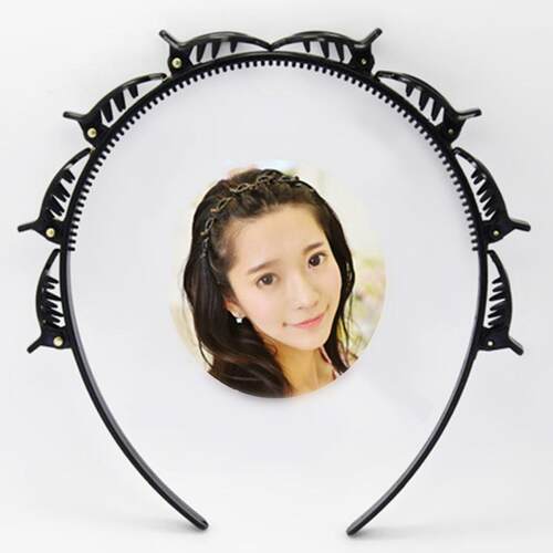 Black Braider Hair Clip Burst Pin Hairdo Bring Hair Hoop Mul