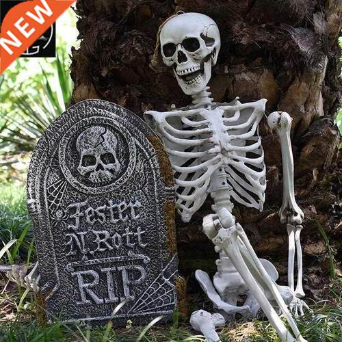 Halloween bar haunted house with plastic letters skull foam