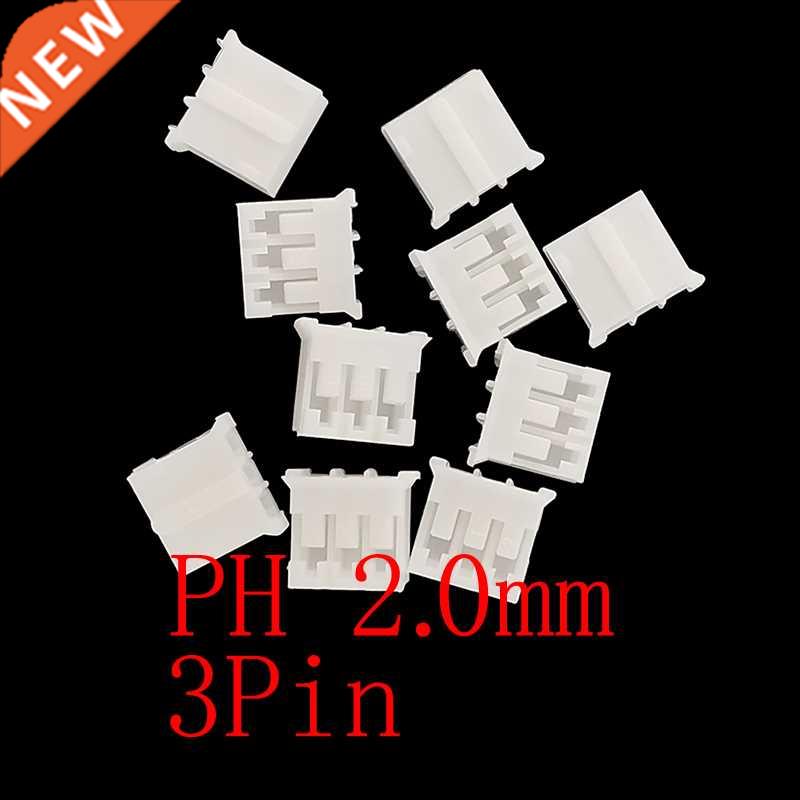 50Pcs White JST PH2.0 Housing Connector 2.0mm Pitch 3Pin Fem