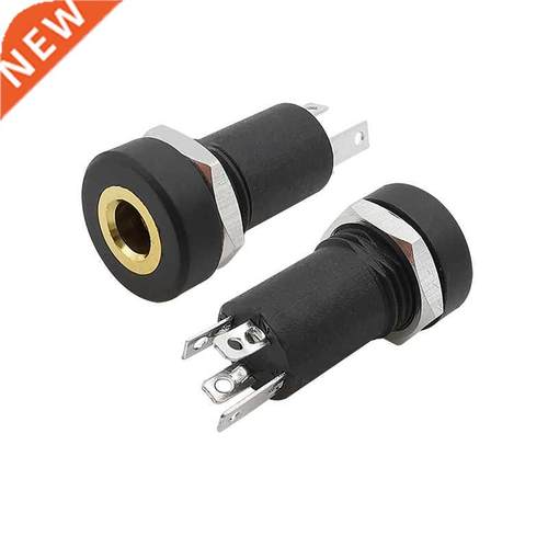 PJ-392A 3.5mm 4 Pin Headphone Female Jack Panel Mount With N