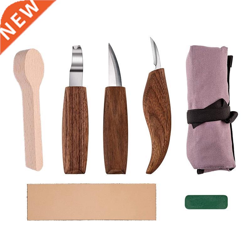 7Pcs Wood Carving Kit Carving Tools Whittling Kit Including