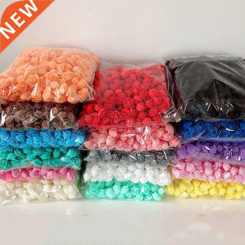 200/100/50 Artificial Rose Heads Foam 3.5cm Artificial Flowe