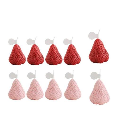 Strawberry Decorative Aromatic Candles Soy Wax Scented