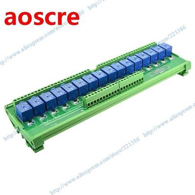 16 channels 9V 10A Relay Module driver board output amplifi