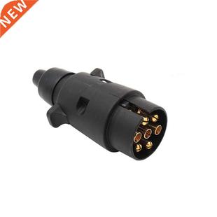 12V 7 Way Round Standard European Car Plug Connector Plastic