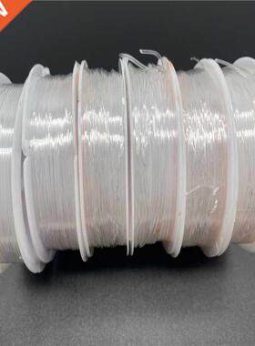 0.4/0.5/0.6/0.7/0.8/1mm Transparent Elastic Rope Round Cryst