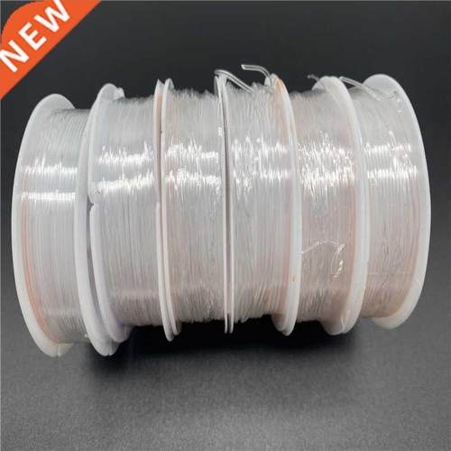 0.4/0.5/0.6/0.7/0.8/1mm Transparent Elastic Rope Round Cryst
