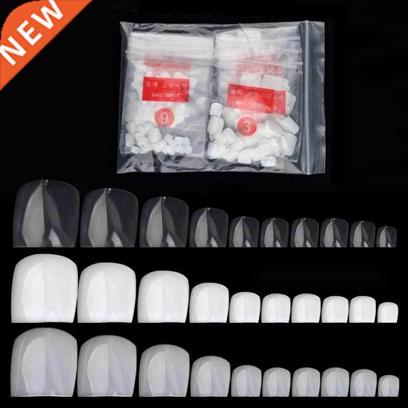 500Pcs False Fake Artificial Toe Nails Tips French Foot