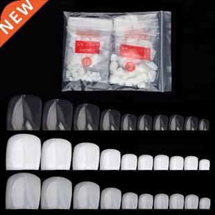 500Pcs False Fake Artificial Toe Nails Tips French Foot