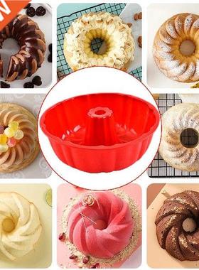 Silicone Bundts Cake Pan Pumpkin-shaped Buntcake Pans Round