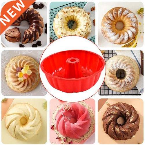 Silicone Bundts Cake Pan Pumpkin-shaped Buntcake Pans Round