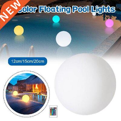 Night Lights 16 Color Floating Pool Lights Changing RGB LED