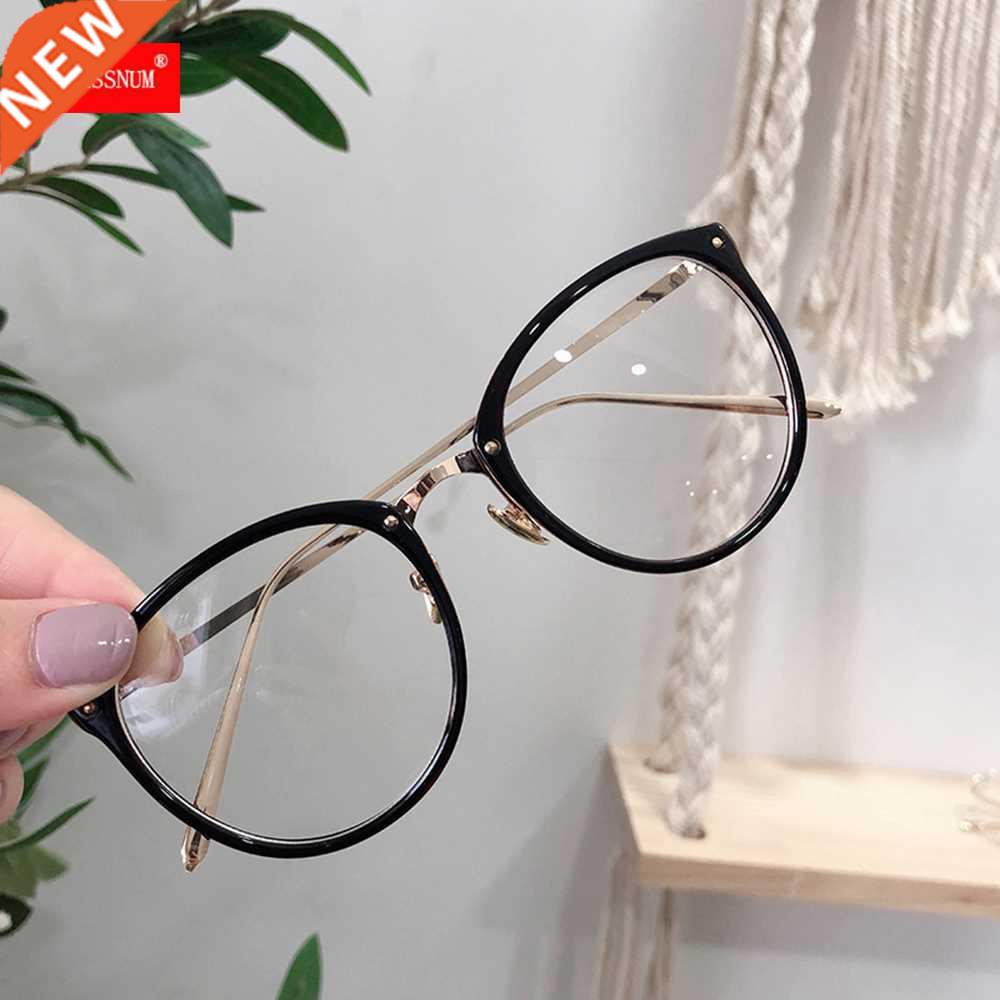 1PC Optical Glasses Frame Women Men Round Oversized Eyeglass
